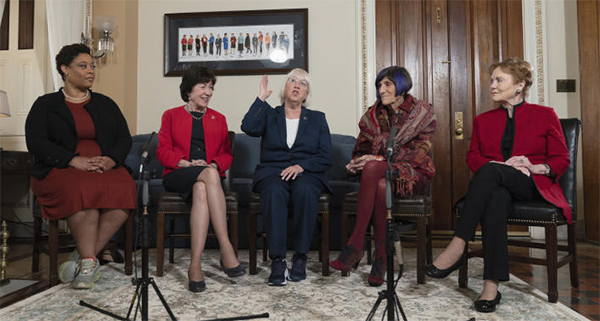 Five women from the Executive and Legislative Branches who control the budge and appropriations