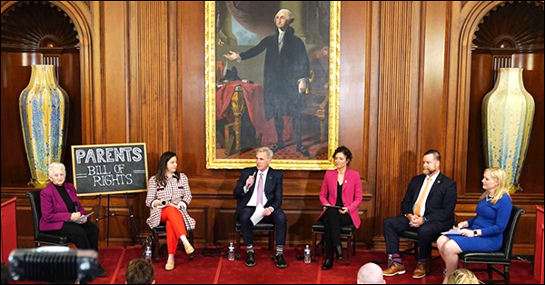 McCarthy at a meeting advocating for parents rights bill