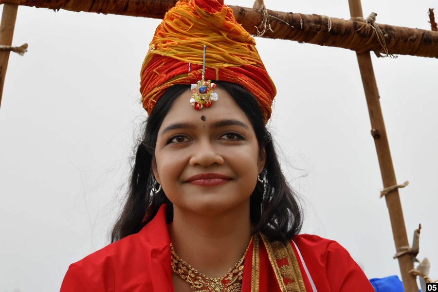 Indian woman in sari