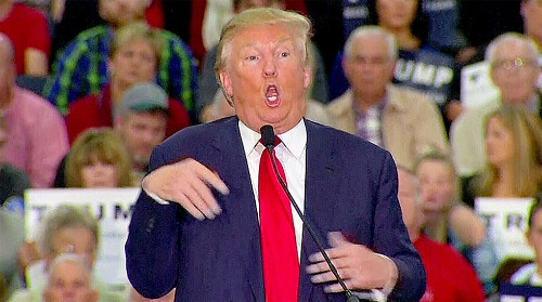 Trump mocks a disabled reporter