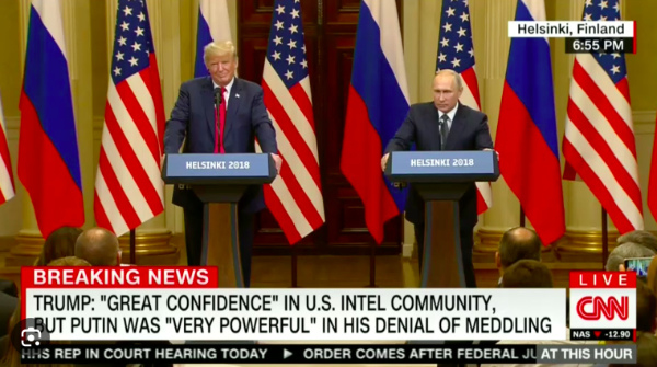 Trump and Vlad Putin hold a press conference together
