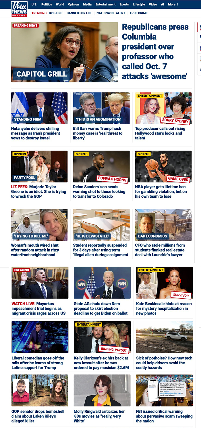 Fox News Website Apr 17