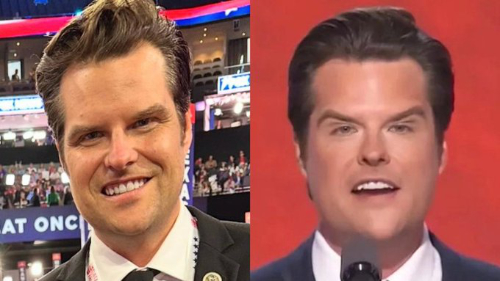 He looks normal on Monday,
and then on Wednesday has flat, one-tone skin and eyebrows that look penciled on