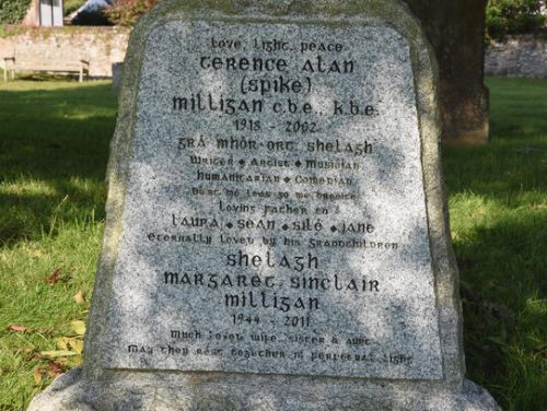 A gravestone in Gaelic