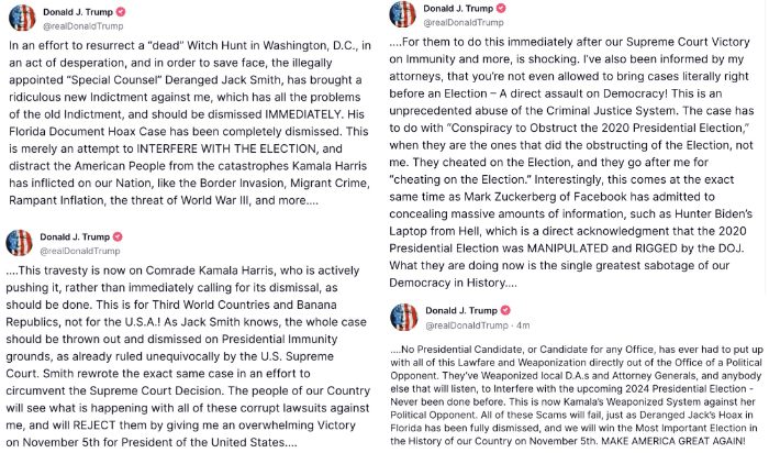 It is an absolute wall
of text, made up of four 'truths.'