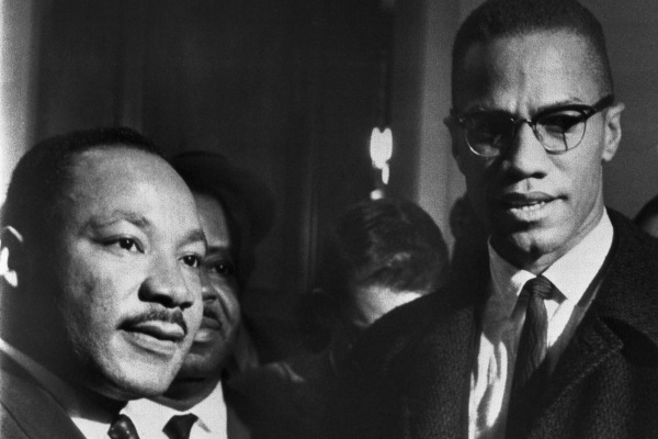 Malcolm X and MLK Jr.