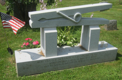 It's a marble slab with a large
marble clothespin on top