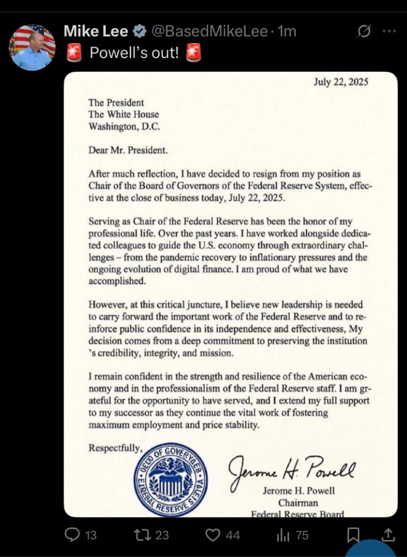 The letter is 
full of grammar errors, particularly inappropriate use of apostrophes, and words that are broken in the wrong place,
like 'gr-' 'ateful.' The seal is a mess, and shows a misshapen eagle surrounded by letters that look like 'OUZO OF
GOVERYBEB ELREBAL RESEVE ABIEIS'