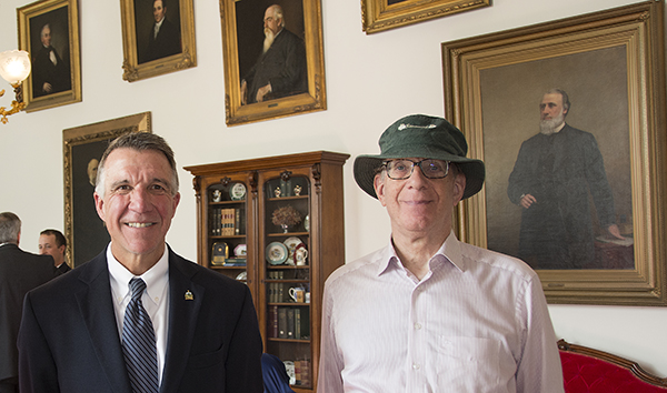 Gov. Phil Scott and (V)