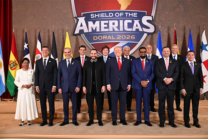 Photo of leaders at Shield of the Americas