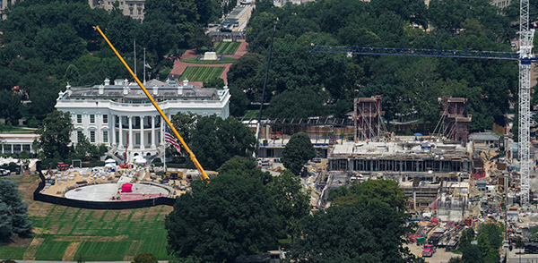 Construction of the White House ballroom