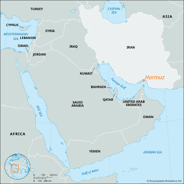 The Strait of Hormuz is on one
side of the Arabian peninsula; Yemen and the Red Sea are on the other.